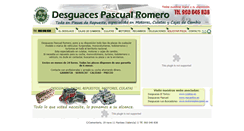 Desktop Screenshot of desguaces-pascualromero.com